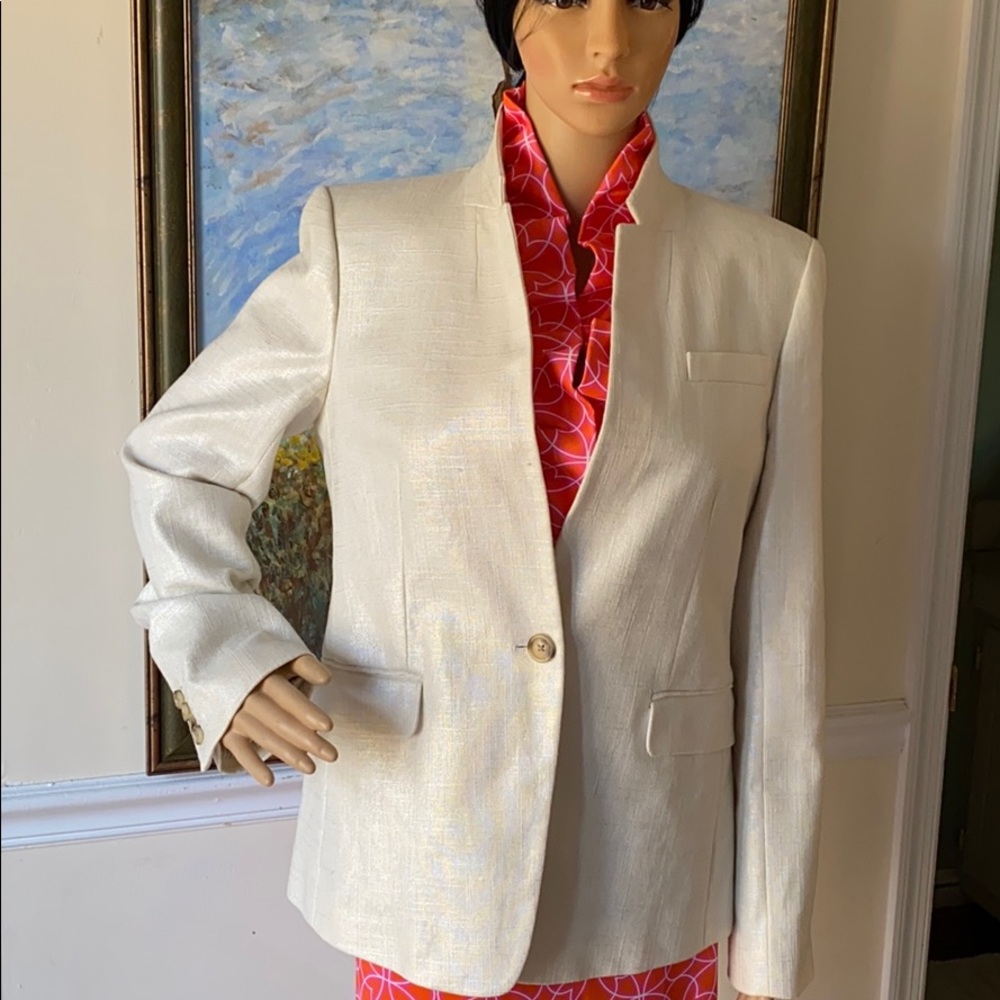 J Crew Regent White Blazer